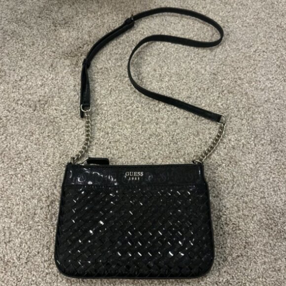 New Guess Black Crossbody - Picture 1 of 6
